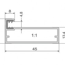 Aliuminio_profilis_Z13_brezinys_Diforma